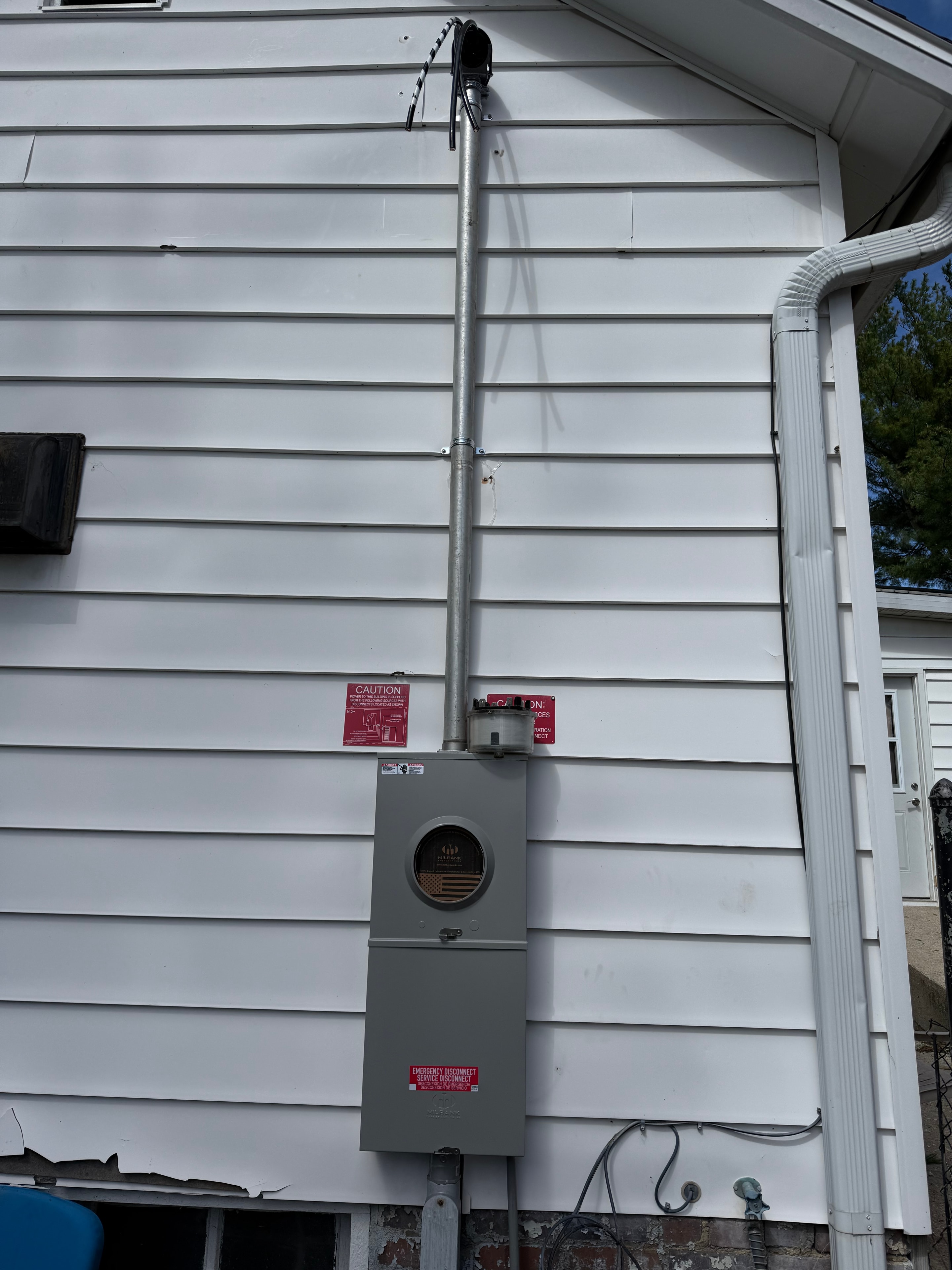 Residential electrical panel installation